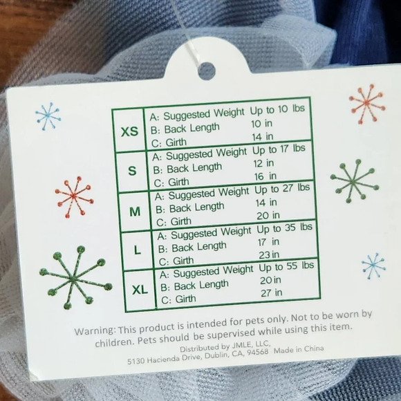 Very Merry Pet Costume Size XS Tutu Dress Toy Dog - Picture 5 of 5